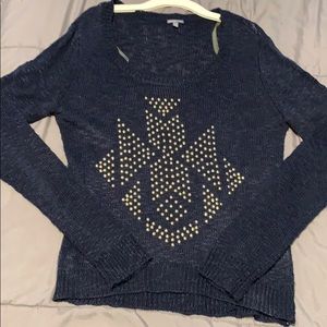 Charlotte Russe Navy Sweater
